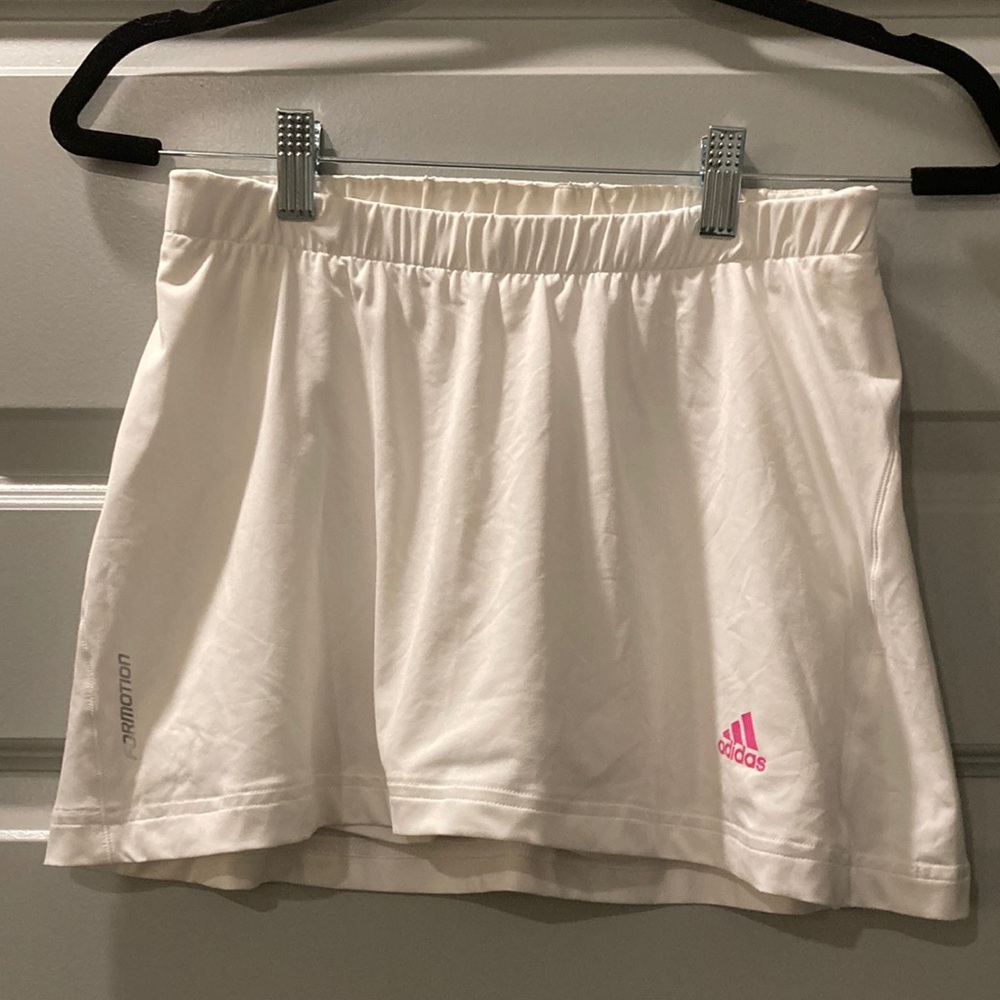 White Adidas Tennis Skirt S